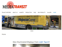 Tablet Screenshot of adsonbuses.com